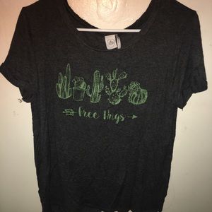 Gray & Green “Free Hugs” Tee Shirt